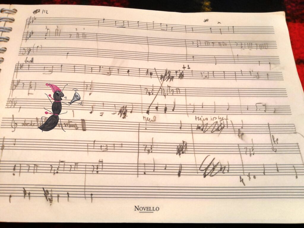 Chloe&rsquo;s music score