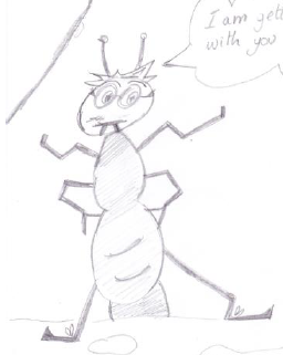 Chloe’s dad, first sketch