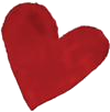 a painted watercolour heart